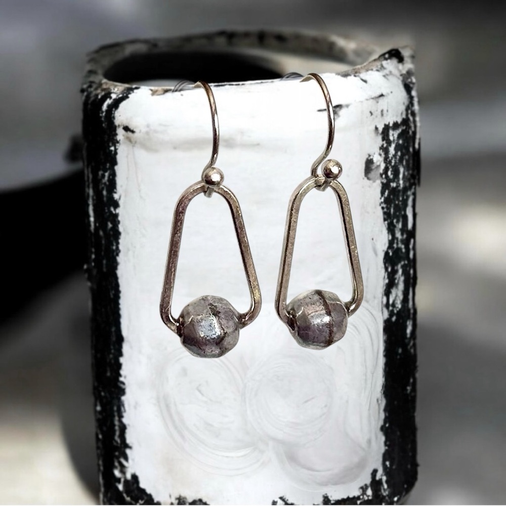 5 For $25💫Alternative Silver Retro Ball Earrings